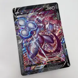 JUMBO Mewtwo V Union Card SWSH161 Black Star Promo Pokemon - Image 1