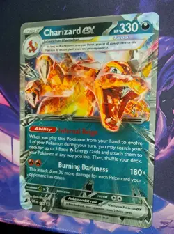 Pokemon TCG Charizard EX 196 Black Star Promo Jumbo Card MINT Condition - Image 1