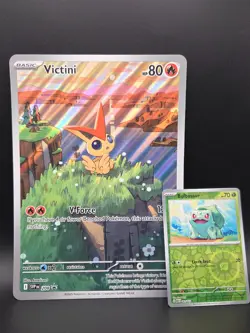 Pokemon TCG Victini 208 SVP Jumbo Card Promo Oversized Card Near Mint - Image 1