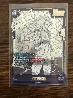 Dragon Ball Super Card Game Super Manga Booster 2 Son Goku SB02-023SR - Image 1