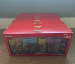 Pokemon TCG Prismatic Evolutions Box 8 Mini Tins Promo Cards Costco - Lot of 8 - Image 1