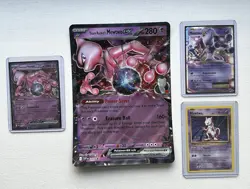 Team Rockets Mewtwo EX 205 + Jumbo Card Promo + Mewtwo 51/108 + Mewtwo Ex 52/108 - Image 1