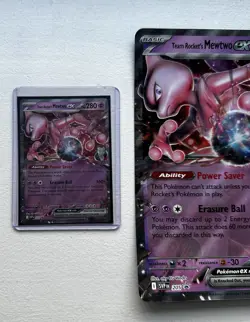Team Rockets Mewtwo EX 205 + Jumbo Card Promo + Mewtwo 51/108 + Mewtwo Ex 52/108 - Image 2