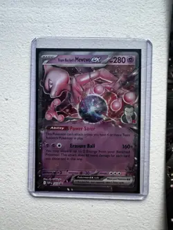 Team Rockets Mewtwo EX 205 + Jumbo Card Promo + Mewtwo 51/108 + Mewtwo Ex 52/108 - Image 4
