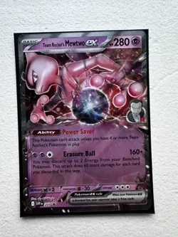 Team Rockets Mewtwo EX 205 + Jumbo Card Promo + Mewtwo 51/108 + Mewtwo Ex 52/108 - Image 5