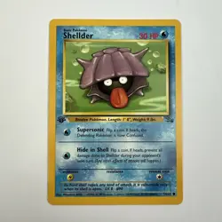 Shellder 54/62 Common 1st Edition Fossil Pokemon Card - Image 1