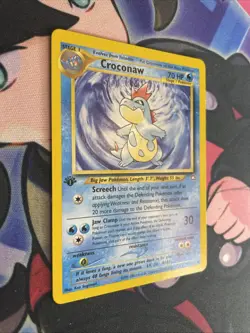 Pokemon Card Croconaw Neo Genesis 1st Edition Uncommon 31/111 Near Mint - Image 2