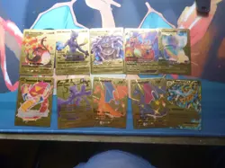 Pokemon Ultra Rare Gold Cards Set of 55 Cards Pikachu Cosplay Charizard NM - Image 2