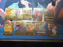 Pokemon Ultra Rare Gold Cards Set of 55 Cards Pikachu Cosplay Charizard NM - Image 3