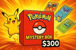 MYSTERY Pokemon cards/Slabs- $300 VALUE. Guarantee Value. Min Cards Start At $10 - Image 1