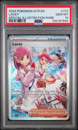 Pokemon Card Lacey 172/142 Stellar Crown - PSA 10 - Image 1
