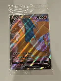 Charizard V SWSH050 SWSH: Sword & Shield SEALED PROMO Full Art Pokemon Card - Image 1