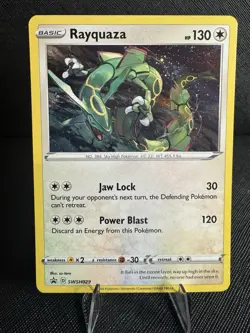 Rayquaza SWSH029 SWSH: Sword & Shield Promo Cards Holo *2 Swirls *NM/M - Image 1