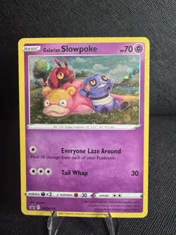 Galarian Slowpoke SWSH126 SWSH: Sword & Shield Promo Cards Holo *LP+ - Image 1