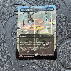 Rain of Filth #1547 Rainbow Foil Secret Lair Magic The Gathering - Image 2