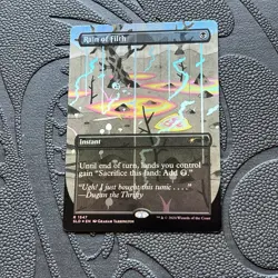 Rain of Filth #1547 Rainbow Foil Secret Lair Magic The Gathering - Image 5