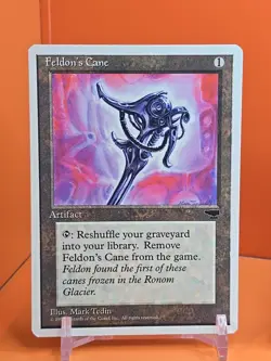 🟤🟤🟤 (4) 1995 Magic The Gathering FELDON'S CANE NEAR MINT 🟤🟤🟤 - Image 2