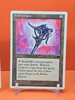 🟤🟤🟤 (4) 1995 Magic The Gathering FELDON'S CANE NEAR MINT 🟤🟤🟤 - Image 4