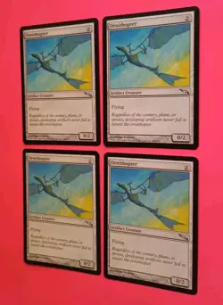 Magic the Gathering MTG Mirrodin ORNITHOPTER X 4 LP/EX U 2003 NICE! - Image 2