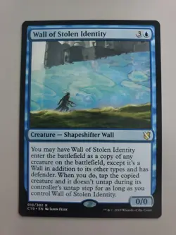 MTG Wall of Stolen Identity Commander 2019 Regular Rare - Image 1