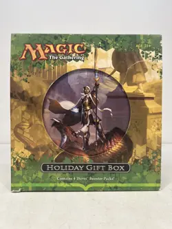 New SEALED Magic the Gathering Holiday Gift Box (2013) 4 Theros Booster Packs #2 - Image 1