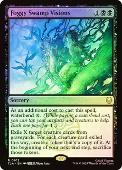 Foil Foggy Swamp Visions [Avatar: The Last Airbender] MTG - Image 1