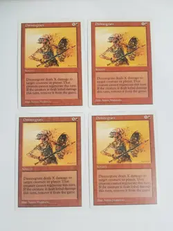 MTG Playset 4x Disintegrate (5th Edition/Red/C) - BGM - Image 1