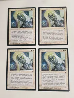 MTG Playset 4x Farrel's Zealot (Ferguson) (Fallen Empires/White/C) - BGM - Image 1