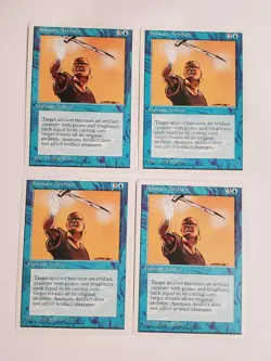 MTG Playset 4x Animate Artifact (4th Edition/Blue/U) - BGM - Image 1