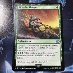 NM Ride the Shoopuf, MTG, Final Fantasy, Magic the Gathering, 197 Regular - Image 1