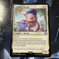 MTG Magic the Gathering Delivery Moogle (15/764) Final Fantasy NM Regular - Image 1