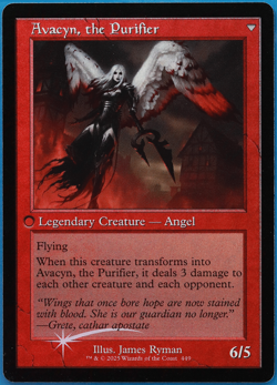 Archangel Avacyn / Avacyn, the Purifier (Retro Frame) FOIL NM 508088 - Image 2