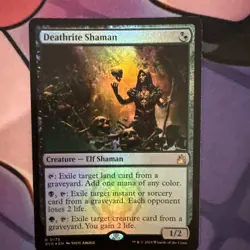 Deathrite Shaman Foil Ravnica Remastered MTG NM - Image 1