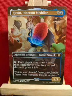 Kwain, Itinerant Meddler (Borderless) - Commander Bloomburrow - Rare - NM - MTG - Image 1