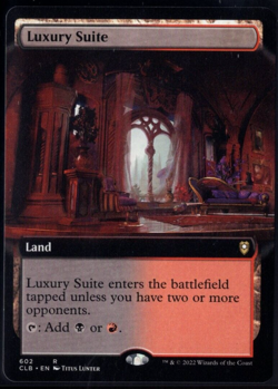 Luxury Suite 602 Extended Art Rare Non Foil Baldur's Gate Magic TCG NM - Image 1