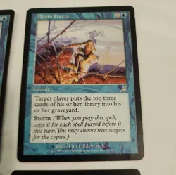4x Brain Freeze #29/143 NEVER PLAYED MAGIC THE GATHERING MTG The List Reprints - Image 3