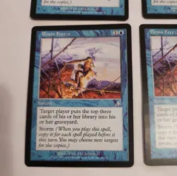 4x Brain Freeze #29/143 NEVER PLAYED MAGIC THE GATHERING MTG The List Reprints - Image 4