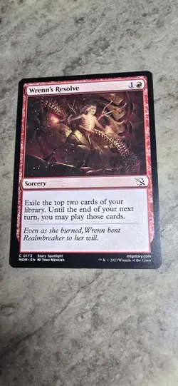 Wrenn's Resolve March of the Machine Regular Sorcery Common MTG NM - Image 1