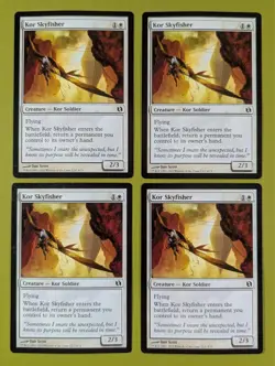 Kor Skyfisher x4 Elspeth vs. Tezzeret 4x Playset Magic the Gathering MTG - Image 1