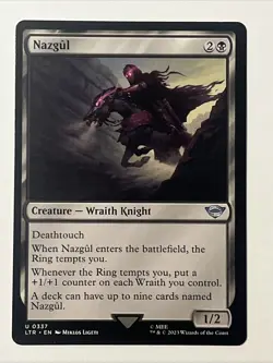MTG: The Lord of the Rings: Nazgul #0337 Uncommon - LP - Image 1