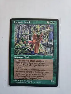 Thelonite Monk - Fallen Empires - MTG Magic - Rare - Green Creature - Image 1