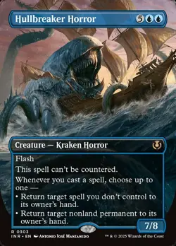 1x Hullbreaker Horror - Foil - Borderless Light Play MTG Magic - Kid Icarus - - Image 1