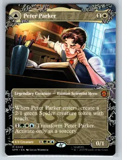 Magic: The Gathering - Spider-Man - Peter Parker - 0208 - Borderless - Image 1