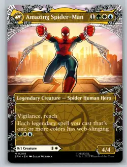 Magic: The Gathering - Spider-Man - Peter Parker - 0208 - Borderless - Image 2