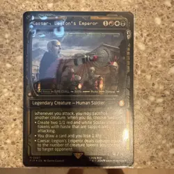 Caesar, Legion's Emperor (Showcase) (Surge Foil) Universes Beyond: Fallout Foil - Image 1