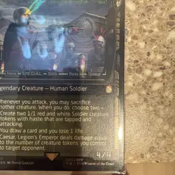 Caesar, Legion's Emperor (Showcase) (Surge Foil) Universes Beyond: Fallout Foil - Image 4
