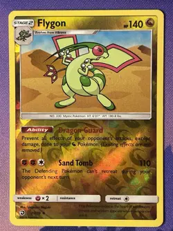 Flygon 39/70 Reverse Holo Pokemon Card Dragon Majesty 2018 - Image 1