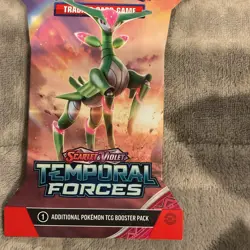 Pokemon Cards - Scarlet & Violet Temporal Forces BLISTER BOOSTER PACK (10 Cards) - Image 2