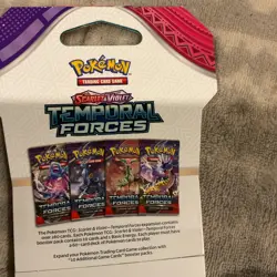 Pokemon Cards - Scarlet & Violet Temporal Forces BLISTER BOOSTER PACK (10 Cards) - Image 4
