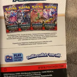 Pokemon Cards - Scarlet & Violet Temporal Forces BLISTER BOOSTER PACK (10 Cards) - Image 5